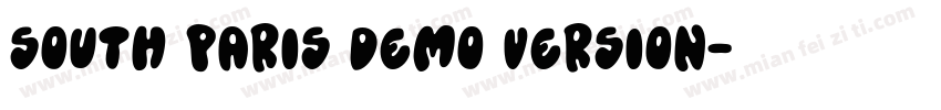 South Paris Demo Version字体转换